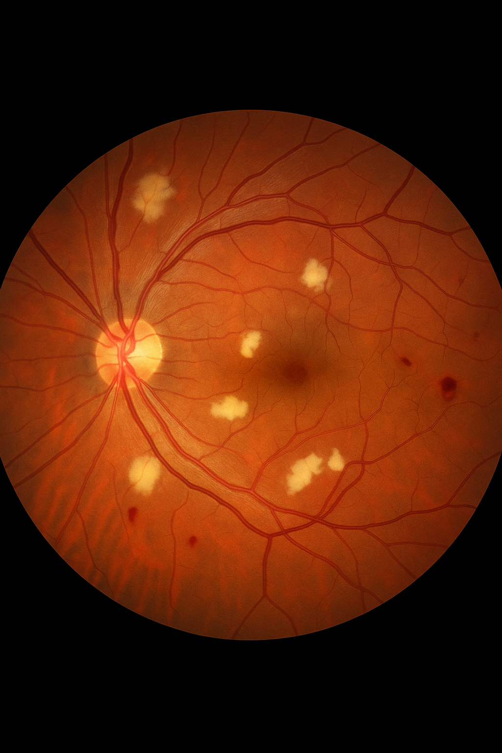 Retina con presión alta